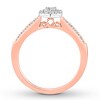 Diamond Engagement Ring 1/3 ct tw Round-cut 10K Two-Tone Gold