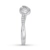Thumbnail Image 2 of Interwoven Diamond Ring 1/10 ct tw Round-cut Sterling Silver