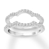 Thumbnail Image 0 of Diamond Wedding Band Set 1/2 ct tw Round-cut 14K White Gold