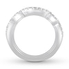 Thumbnail Image 2 of Diamond Wedding Band Set 1/2 ct tw Round-cut 14K White Gold