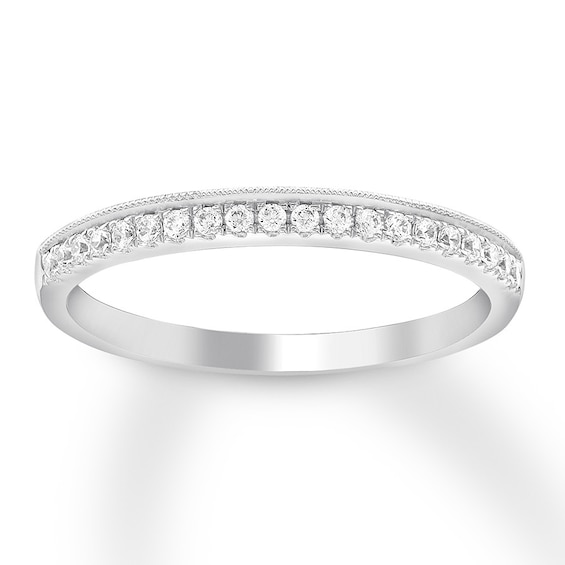 Now + Forever Diamond Wedding Band 1/6 ct tw 14K White Gold