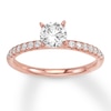 Thumbnail Image 1 of Now + Forever Diamond Engagement Ring 3/4 ct tw Round-cut 14K Rose Gold