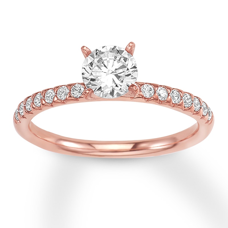 Main Image 1 of Now + Forever Diamond Engagement Ring 3/4 ct tw Round-cut 14K Rose Gold