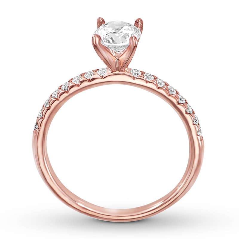 Main Image 2 of Now + Forever Diamond Engagement Ring 3/4 ct tw Round-cut 14K Rose Gold