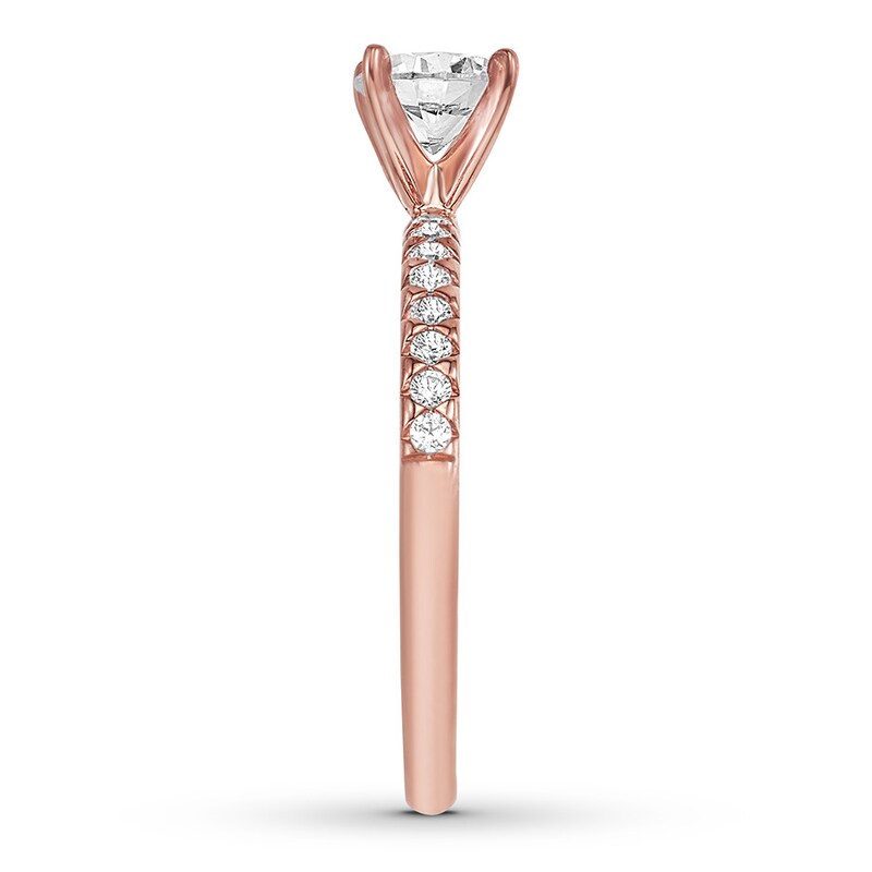 Main Image 3 of Now + Forever Diamond Engagement Ring 3/4 ct tw Round-cut 14K Rose Gold