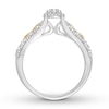 Thumbnail Image 2 of Diamond Engagement Ring 1/5 ct tw Round-cut 10K Two-Tone Gold