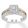Thumbnail Image 0 of Diamond Engagement Ring 1/5 ct tw Round-cut 10K Two-Tone Gold