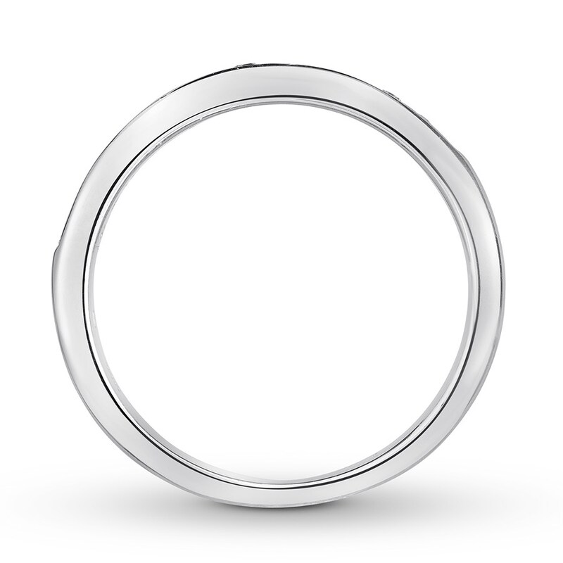 Main Image 2 of Now + Forever Diamond Wedding Band 1/4 ct tw Round-cut 14K White Gold