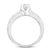 Diamond Engagement Ring 3/4 ct tw Round-cut 14K White Gold
