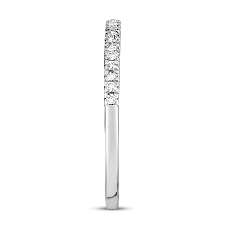 Main Image 3 of Now + Forever Diamond Wedding Band 1/6 ct tw 14K White Gold