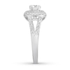 Thumbnail Image 2 of Diamond Engagement Ring 1-1/4 ct tw Round-cut 14K White Gold