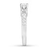 Thumbnail Image 3 of Now + Forever Three-Stone Diamond Ring 1-1/8 cttw Princess-cut 14K White Gold