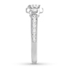 Thumbnail Image 2 of Three-Stone Diamond Ring 1-1/3 ct tw Round-cut 14K White Gold