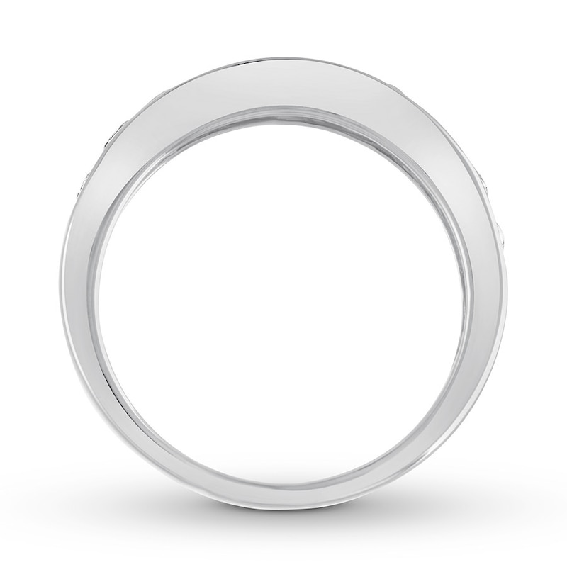 Diamond Wedding Band 1/4 ct tw 14K White Gold