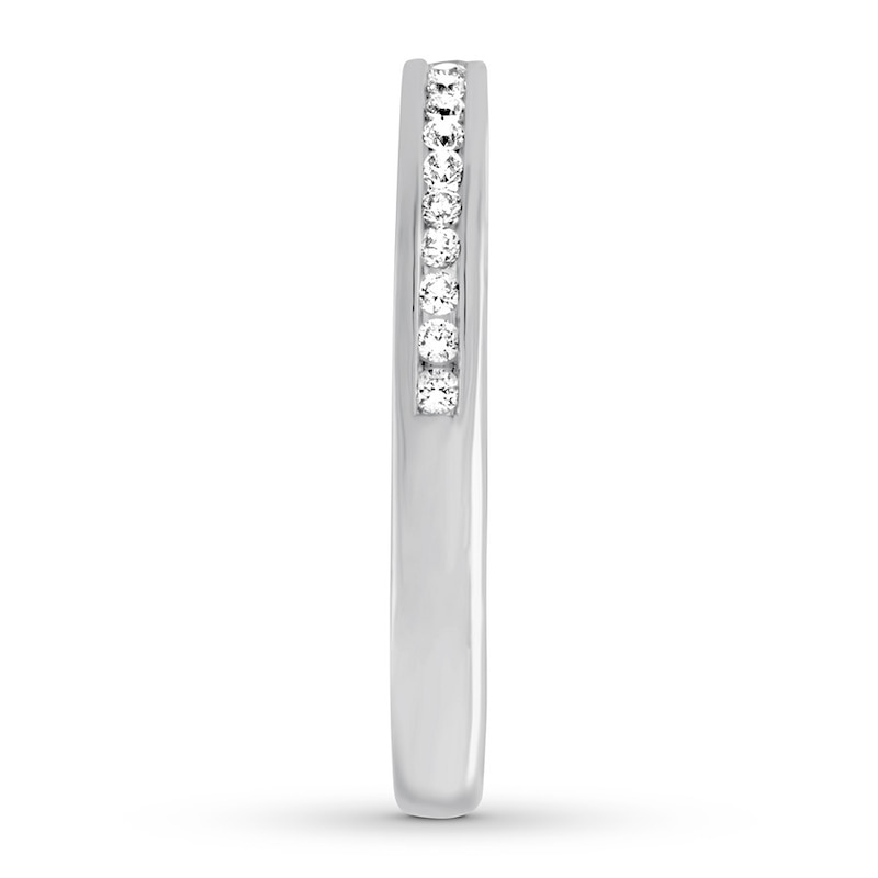 Diamond Wedding Band 1/4 ct tw 14K White Gold