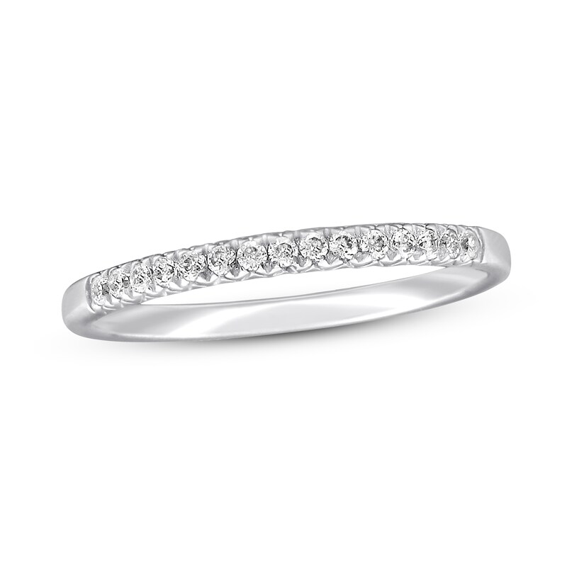 Diamond Wedding Band 1/6 ct tw 14K White Gold