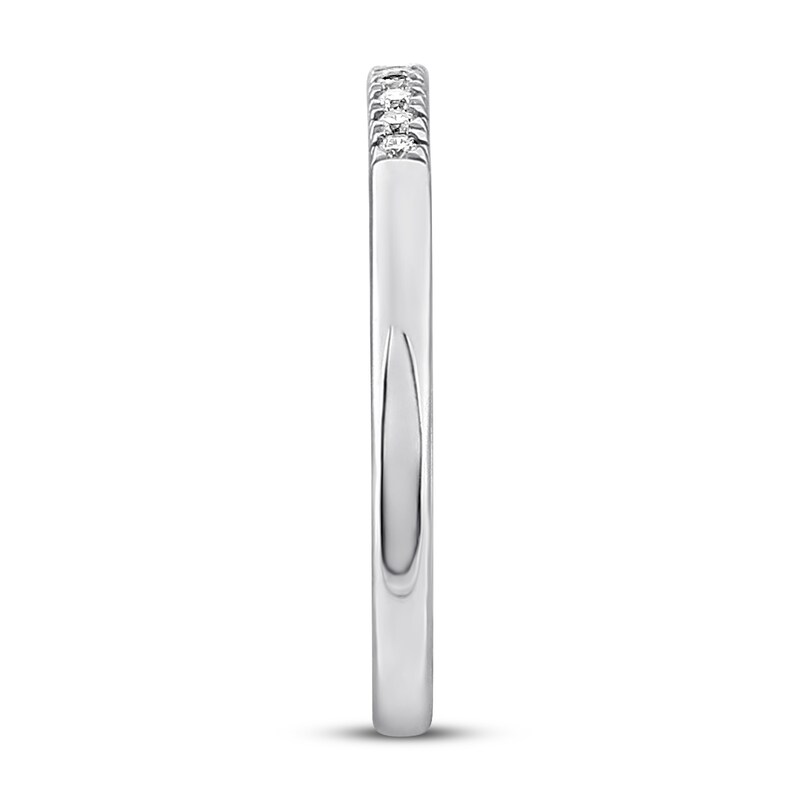 Diamond Wedding Band 1/6 ct tw 14K White Gold