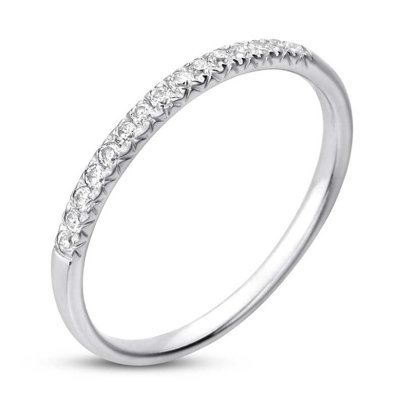 Diamond Wedding Band 1/6 ct tw 14K White Gold