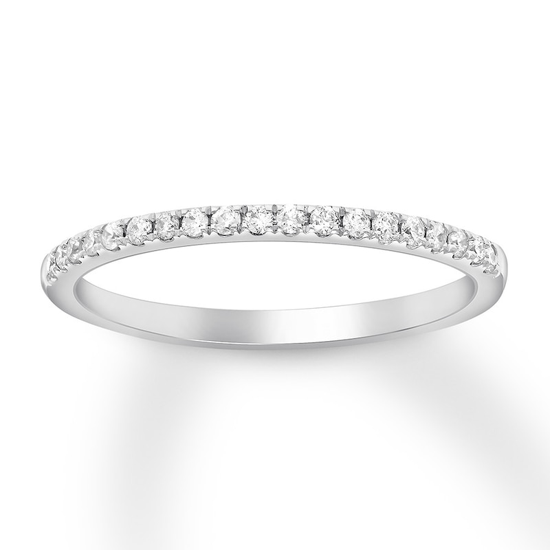 Diamond Wedding Band 1/6 ct tw Round-cut 10K White Gold | Kay