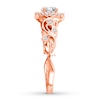 Thumbnail Image 2 of Diamond Engagement Ring 5/8 ct tw Round-cut 14K Rose Gold