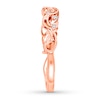 Thumbnail Image 2 of Diamond Wedding Band 1/15 ct tw Round-cut 14K Rose Gold