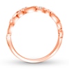 Thumbnail Image 3 of Diamond Wedding Band 1/15 ct tw Round-cut 14K Rose Gold