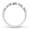 Thumbnail Image 2 of Diamond Wedding Band 1/15 ct tw Round-cut 10K White Gold