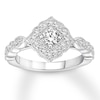 Thumbnail Image 0 of Diamond Engagement Ring 5/8 ct tw Round-cut 14K White Gold