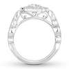 Thumbnail Image 1 of Diamond Engagement Ring 5/8 ct tw Round-cut 14K White Gold