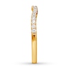 Thumbnail Image 3 of Now + Forever Diamond Wedding Band 1/4 ct tw Round-cut 14K Yellow Gold