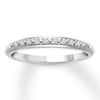 Thumbnail Image 0 of Diamond Wedding Band 1/20 ct tw Round-cut 10K White Gold