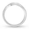 Thumbnail Image 3 of Now + Forever Diamond Wedding Band 1/6 ct tw Round-cut 14K White Gold
