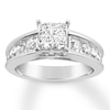 Thumbnail Image 0 of Princess-cut Diamond Engagement Ring 1-7/8 ct tw 14K White Gold