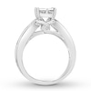 Princess-cut Diamond Engagement Ring 1-7/8 ct tw 14K White Gold