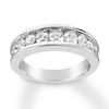 Thumbnail Image 0 of Diamond Wedding Band 1-1/5 ct tw Round-cut 14K White Gold