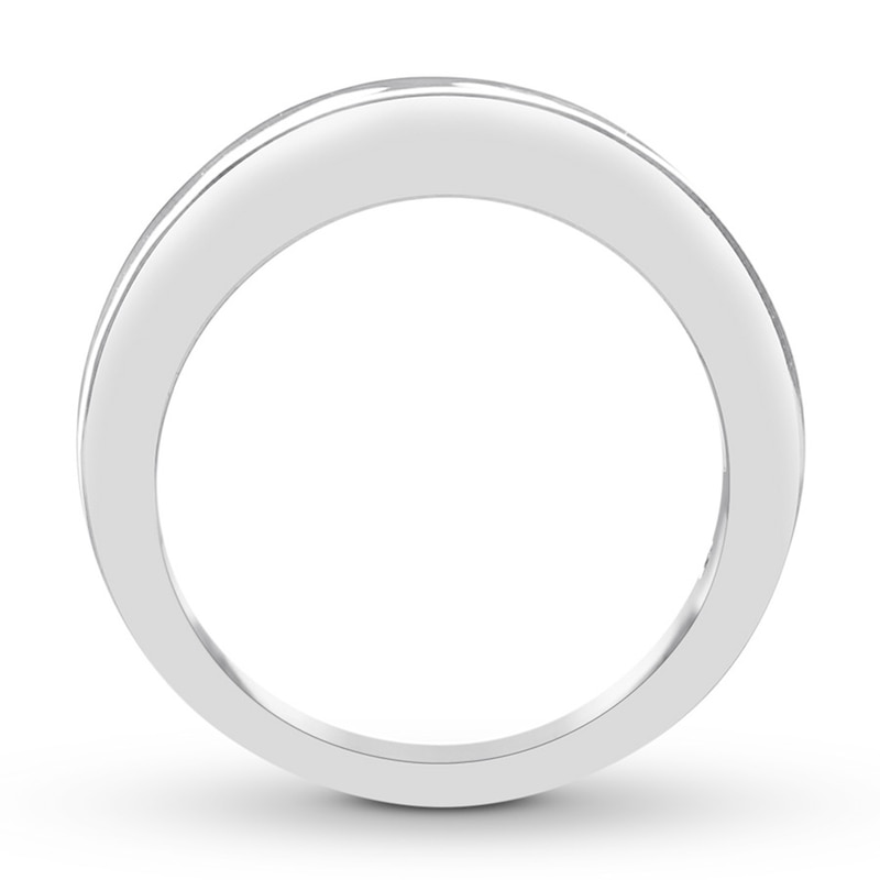 Main Image 9 of Now + Forever Diamond Wedding Band 1-1/5 ct tw Round-cut 14K White Gold