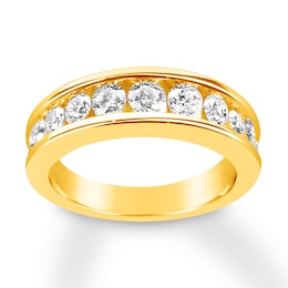 Now + Forever Diamond Wedding Band 1-1/5 ct tw Round-cut 14K Yellow Gold