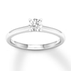 Thumbnail Image 0 of Diamond Solitaire Ring 1/2 Carat Round-cut 14K White Gold