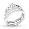 Thumbnail Image 3 of Diamond Enhancer Ring 1/2 ct tw Round-cut 14K White Gold