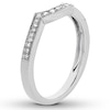 Thumbnail Image 2 of Diamond Wedding Band 1/8 ct tw Round-cut 14K White Gold