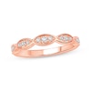 Thumbnail Image 0 of Diamond Wedding Band 1/5 ct tw Round-cut 14K Rose Gold