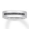 Thumbnail Image 0 of Neil Lane Men's Black Diamond Wedding Band 1/6 ct tw 14K White Gold