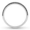 Thumbnail Image 1 of Neil Lane Men's Black Diamond Band 1/2 ct tw 14K White Gold