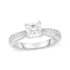 Thumbnail Image 1 of Now + Forever Diamond Engagement Ring 1 ct tw Princess & Round 14K White Gold