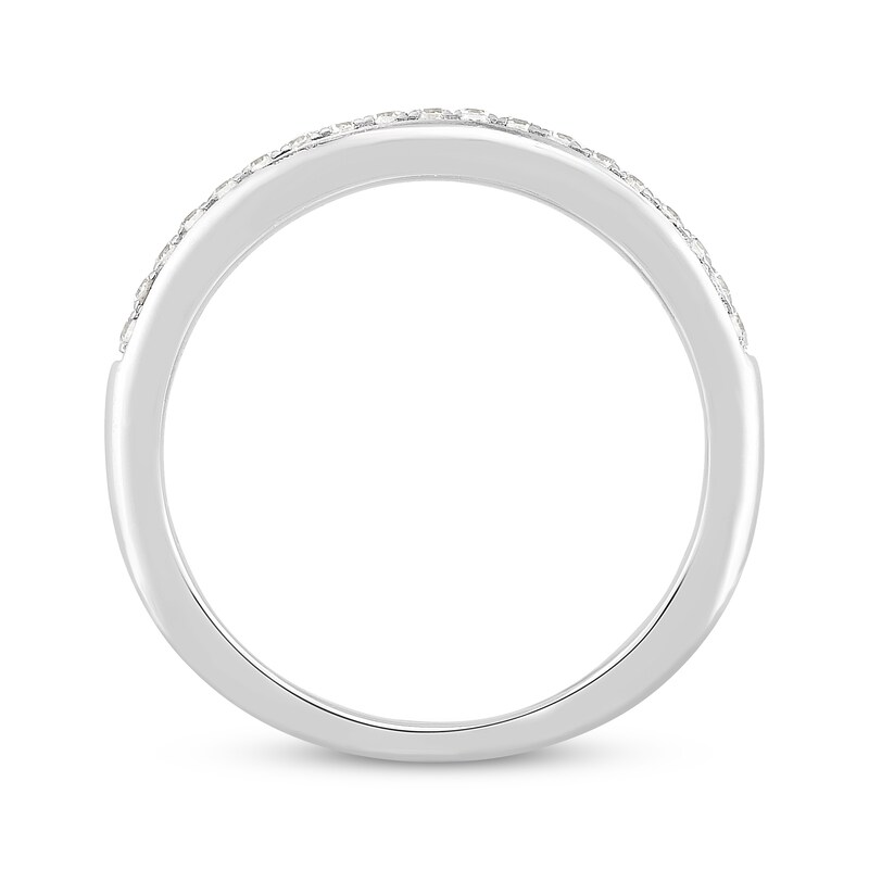 Main Image 3 of Now + Forever Diamond Wedding Band 1/6 ct tw Round-cut 14K White Gold