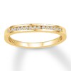 Thumbnail Image 0 of Diamond Wedding Band 1/8 ct tw Round-cut 10K Yellow Gold