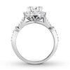 Thumbnail Image 1 of Diamond Bridal Set 1-1/2 ct tw Round-cut 14K White Gold