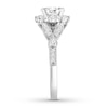 Thumbnail Image 2 of Diamond Bridal Set 1-1/2 ct tw Round-cut 14K White Gold