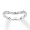 Thumbnail Image 0 of Diamond Wedding Band 1/10 ct tw Round-cut 14K White Gold