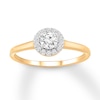 Thumbnail Image 0 of Diamond Engagement Ring 3/8 ct tw Round-cut 14K Yellow Gold